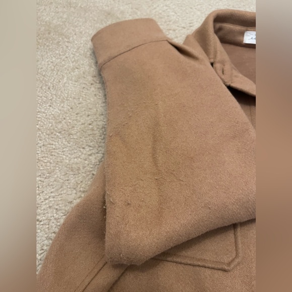 American Threads Scout Button Up Shacket | Brown | Size S - Picture 10 of 14